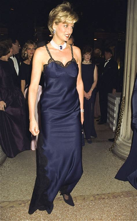 princess diana dress at the met gala.